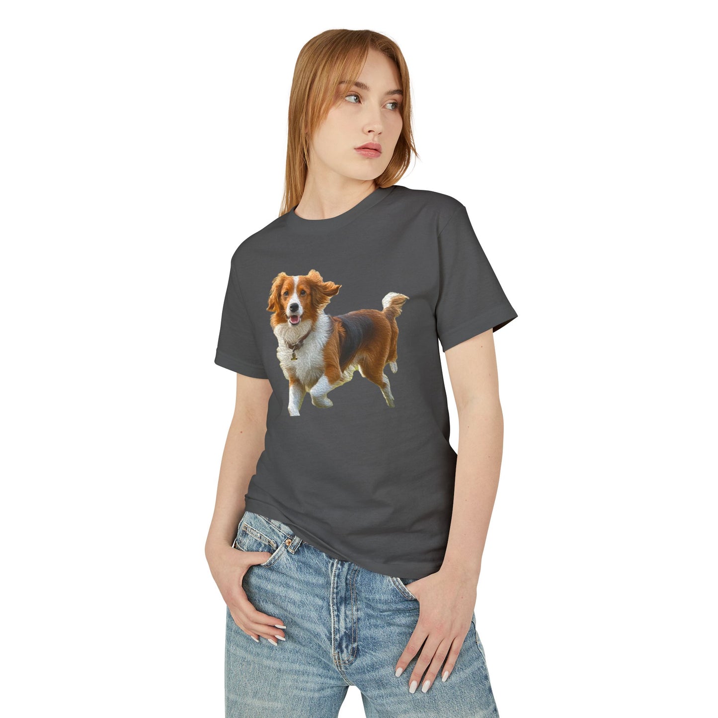Kooikerhondje Unisex Relaxed Fit Tee