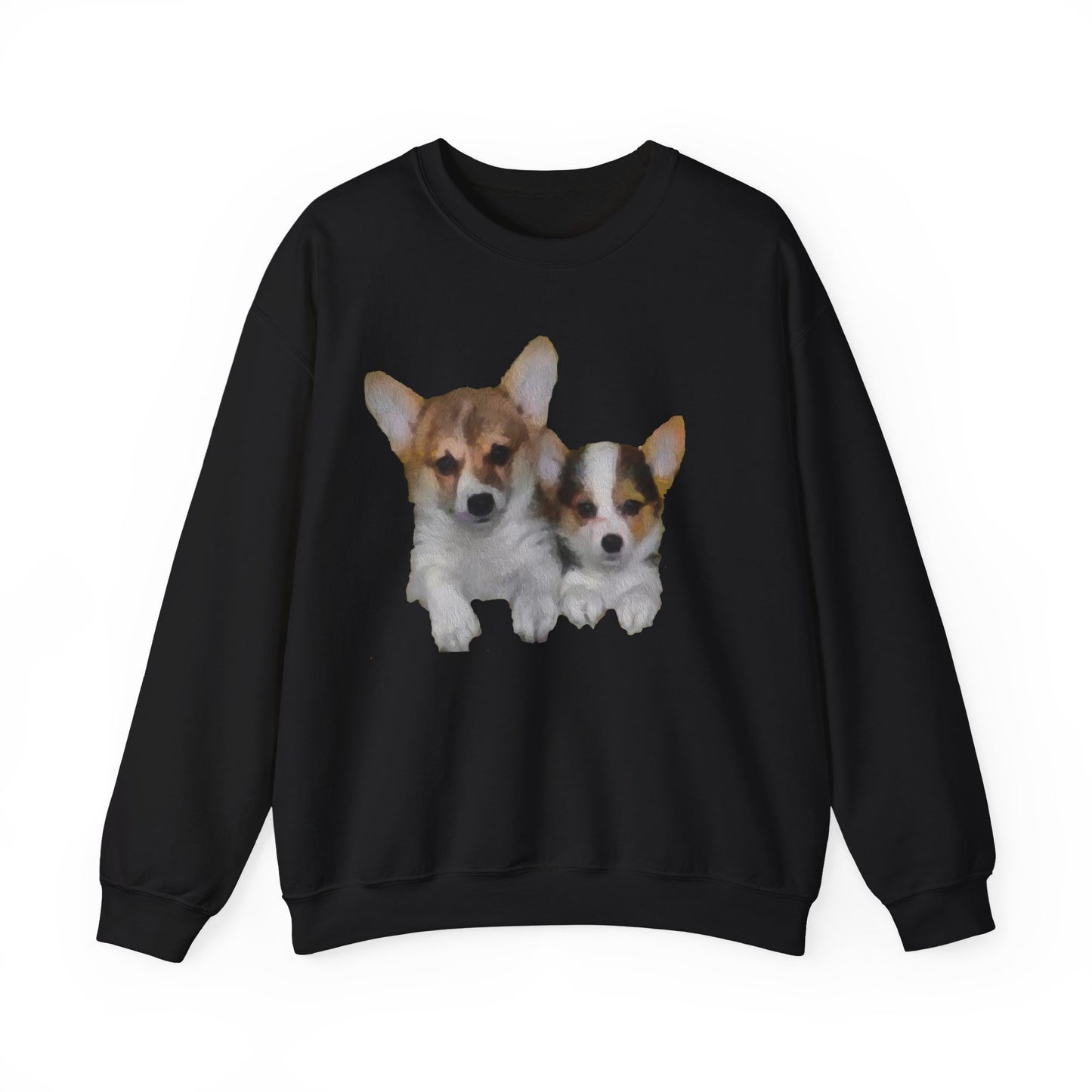 Welsh Corgi 'Cousins' Unisex 50/50 Crewneck Sweatshirt by DoggyLips™