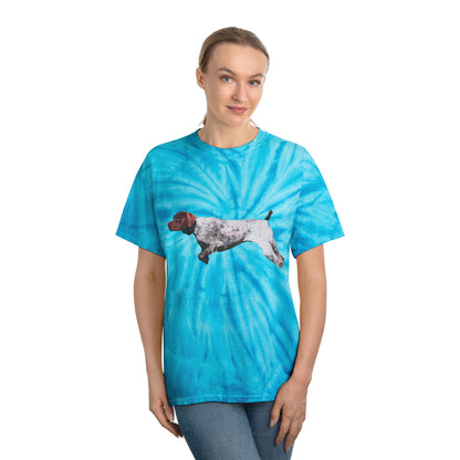 On Point German Shorthair Pointer Tie-Dye Tee
