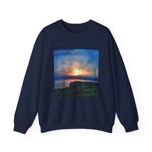 Sifnos Sunset (Greece) Unisex 50/50 Crewneck Sweatshirt