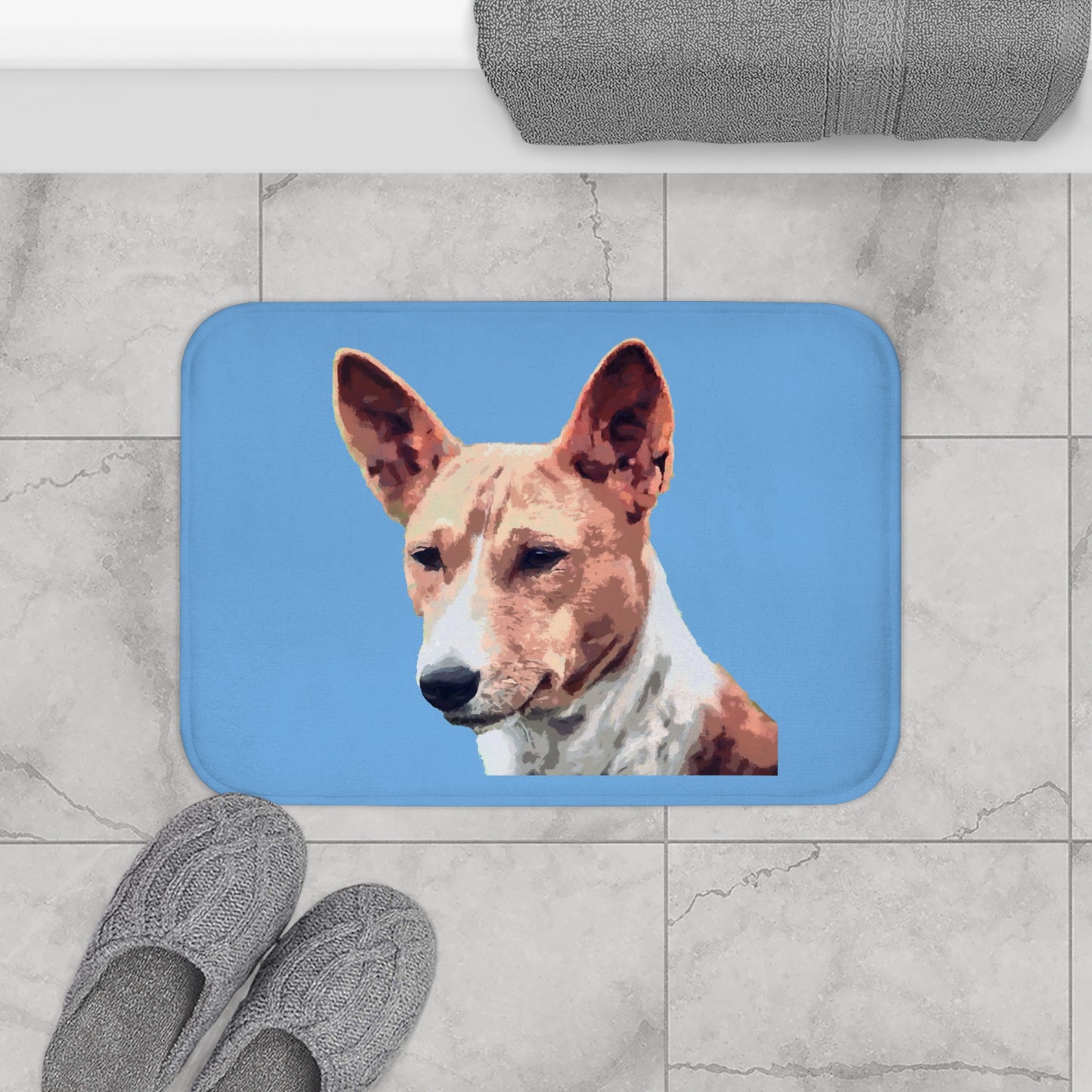 Basenji Bathroom Rug Mat: Whimsical Comfort for Your Oasis