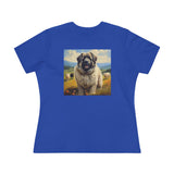 Caucasian Shepherd Dog  -  Women's Relaxed Fit Cotton Tee