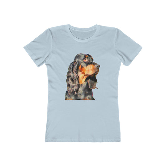 Gordon Setter 'Angus' Women's Slim Fit T-Shirt