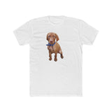 Vizsla  'Augie' Men's Cotton Crew Tee