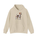 Wire Fox Terrier Unisex 50/50 Hooded Sweatshirt