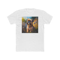 Brussels Griffon - Men's FItted Cotton Crew Tee