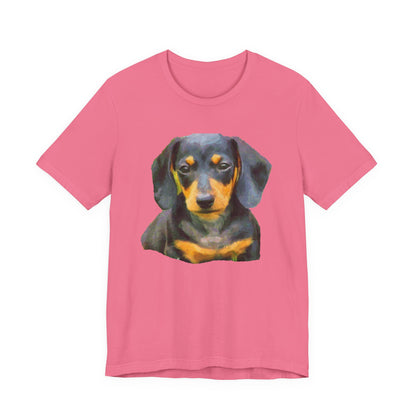Dachshund 'Doxie #2' Unisex Jersey Short Sleeve Tee