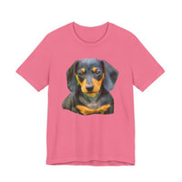 Dachshund 'Doxie #2' Unisex Jersey Short Sleeve Tee