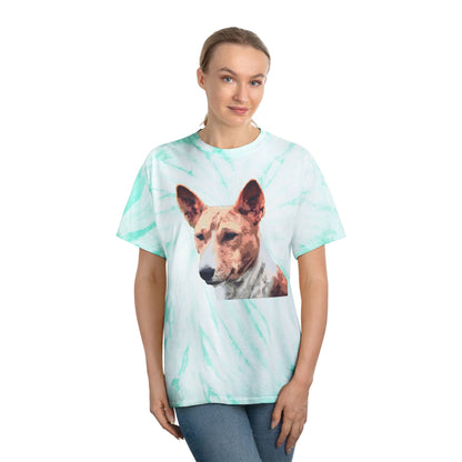 Basenji Unisex Cotton Tie-Dye Tee, Cyclone