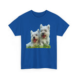 West Highland Terriers - Westies - Unisex Heavy Cotton Tee