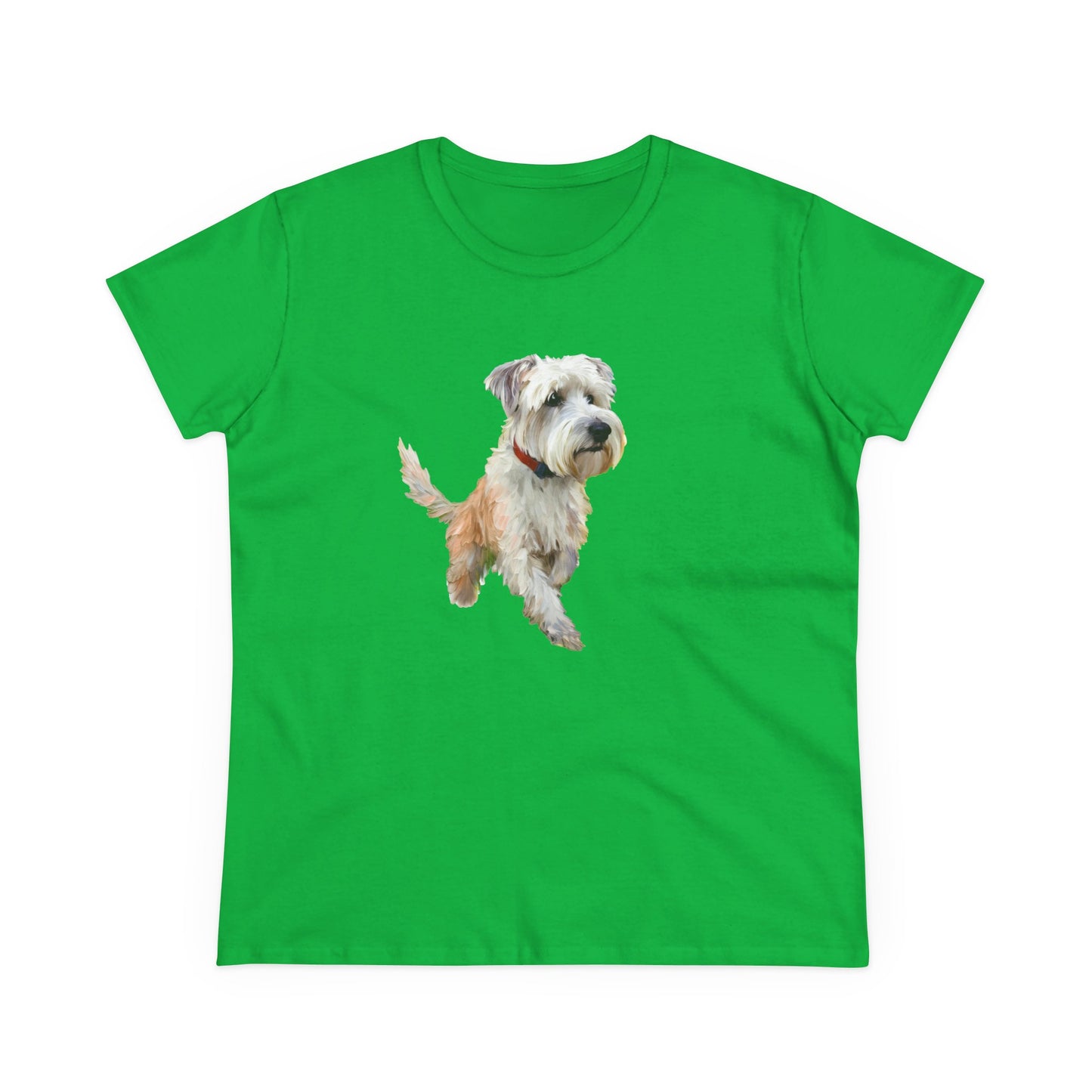 Dandie Dinmont Terrier - Women's Pre-shrunk Midweight Cotton Tee