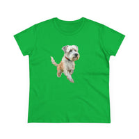 Dandie Dinmont Terrier - Women's Pre-shrunk Midweight Cotton Tee