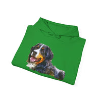 Bernese Mountain Dog - #1  -  Unisex 50/50 Hooded Sweatshirt