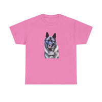 Norwegian Elkhound Unisex Heavy Cotton Tee by DoggyLips™