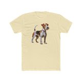 Wire Fox Terrier - Men's Fitted Cotton Crew Tee