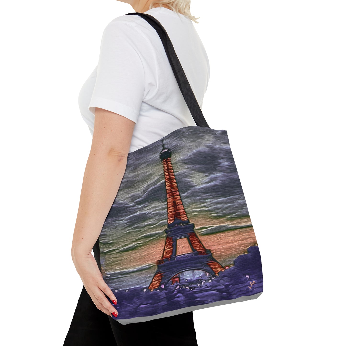 'Eiffel Tower Sunset' Tote Bag