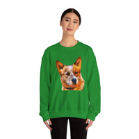 Red Heeler - Australian Cattle Dog - Unisex 50/50 Crewneck Sweatshirt