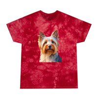 Silky Terrier Unisex Tie-Dye Tee, Crystal