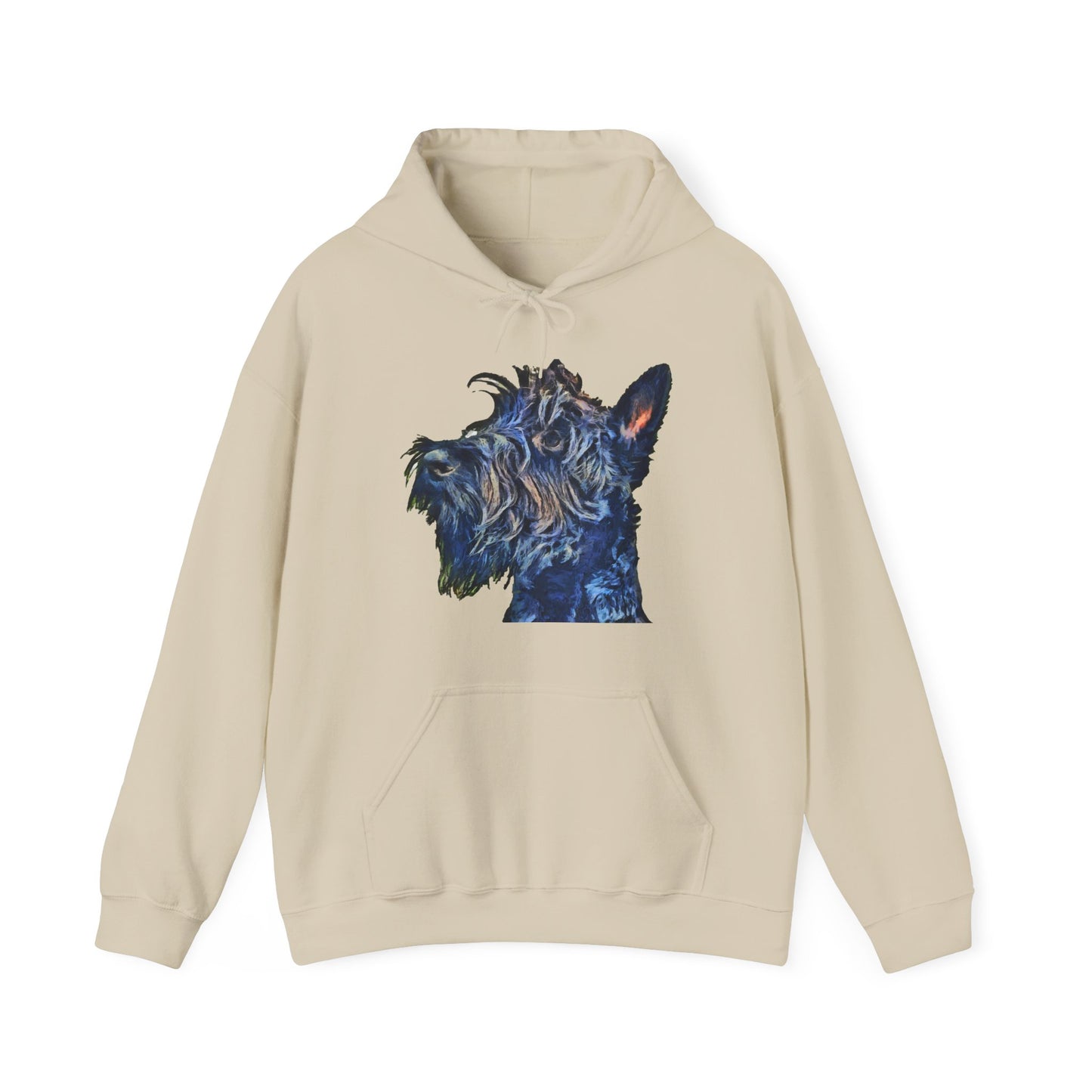 Scottish Terrier 'Scotie' Unisex 50/50 Hooded Sweatshirt
