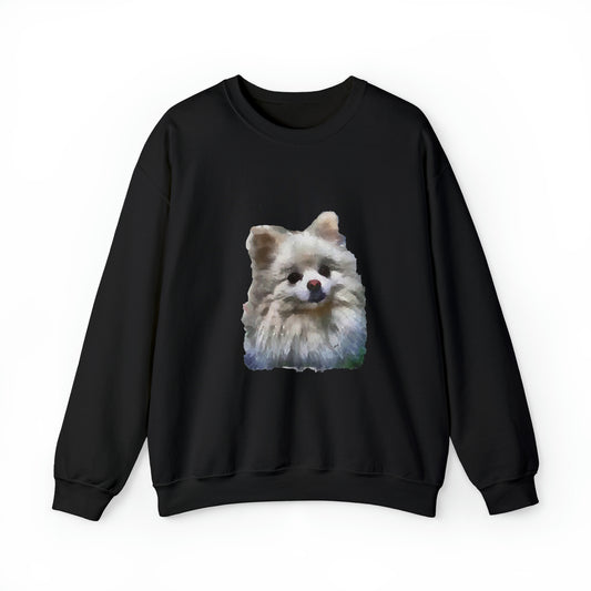 Pomeranian 'Snowball' Unisex 50/50 Crewneck Sweatshirt