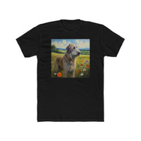 Irish Wolfhound Men's Fitted Cotton Crew Tee