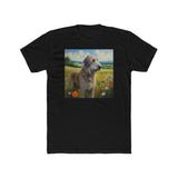 Irish Wolfhound Men's Fitted Cotton Crew Tee