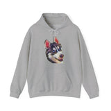 Siberian Husky 'Iditarod' Unisex 50/50 Hoodie