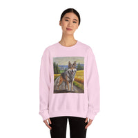 Czechoslovakian Vlcak -Unisex 50/50 Crewneck Sweatshirt