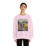 Czechoslovakian Vlcak -Unisex 50/50 Crewneck Sweatshirt