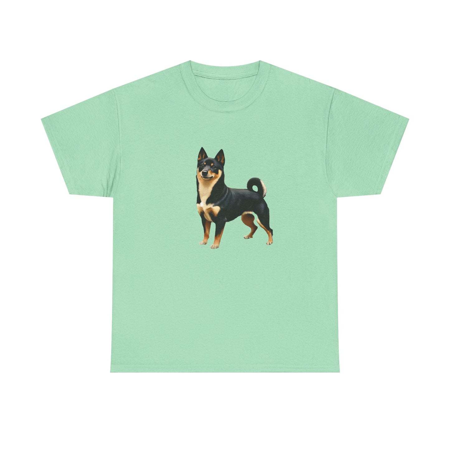 Black & Tan Shiba Inu - Unisex Heavy Cotton Tee