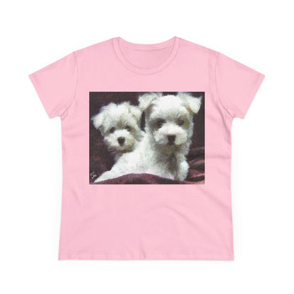 Maltese Women's Midweight Cotton Tee