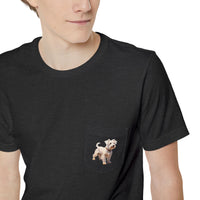 Sealyham Terrier Unisex Pocket T-shirt