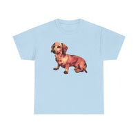 Dachshund 'Simone' Unisex Heavy Cotton Tee