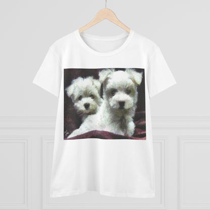 Maltese Women's Midweight Cotton Tee
