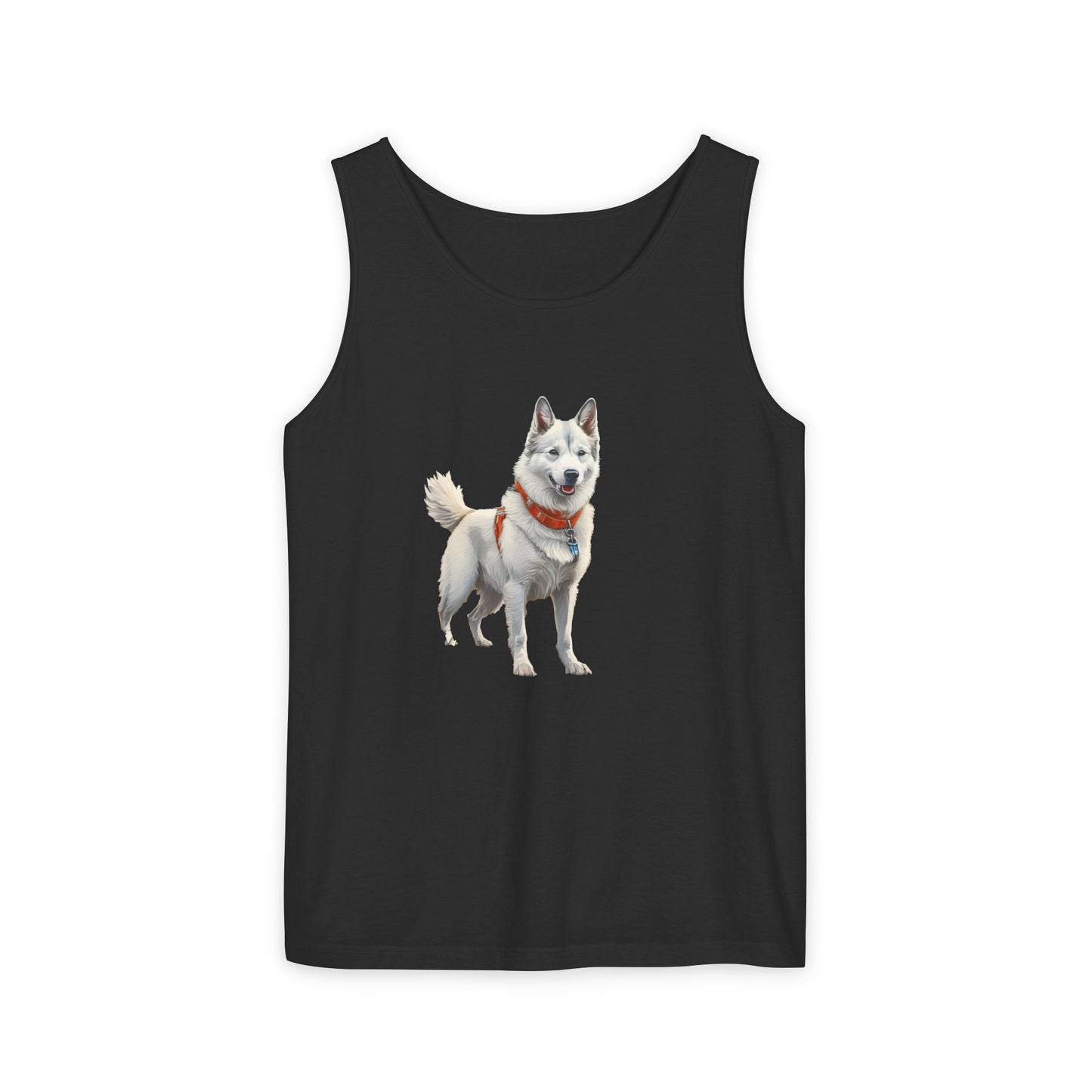 Yakutian Laika Unisex Relaxed Fit Garment-Dyed Tank Top