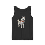 Yakutian Laika Unisex Relaxed Fit Garment-Dyed Tank Top