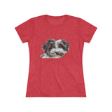 Havanese 'Fideo' Women's Slim Fit Triblend Tee