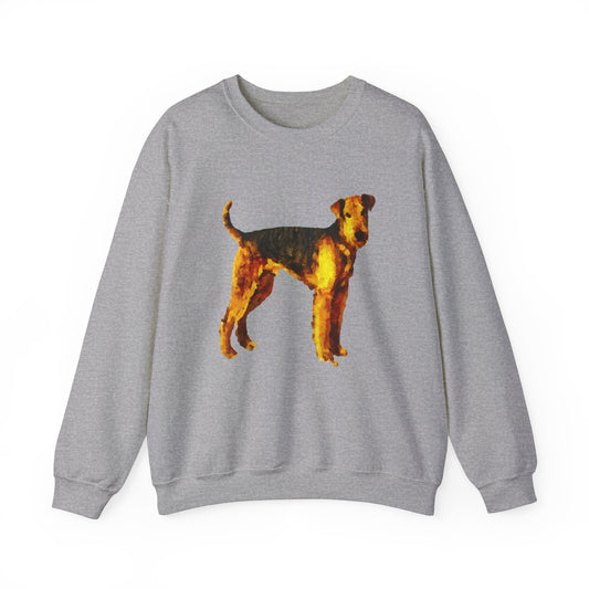 Airedale Terrier 'Lucy' Unisex 50/50 Crewneck Sweatshirt