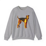 Airedale Terrier 'Lucy' Unisex 50/50 Crewneck Sweatshirt
