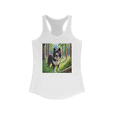 Karelian Bear Dog Women's Racerback Tank