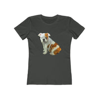 Bulldog 'Bugsy' Women's Ringspun Cotton T-Shirt