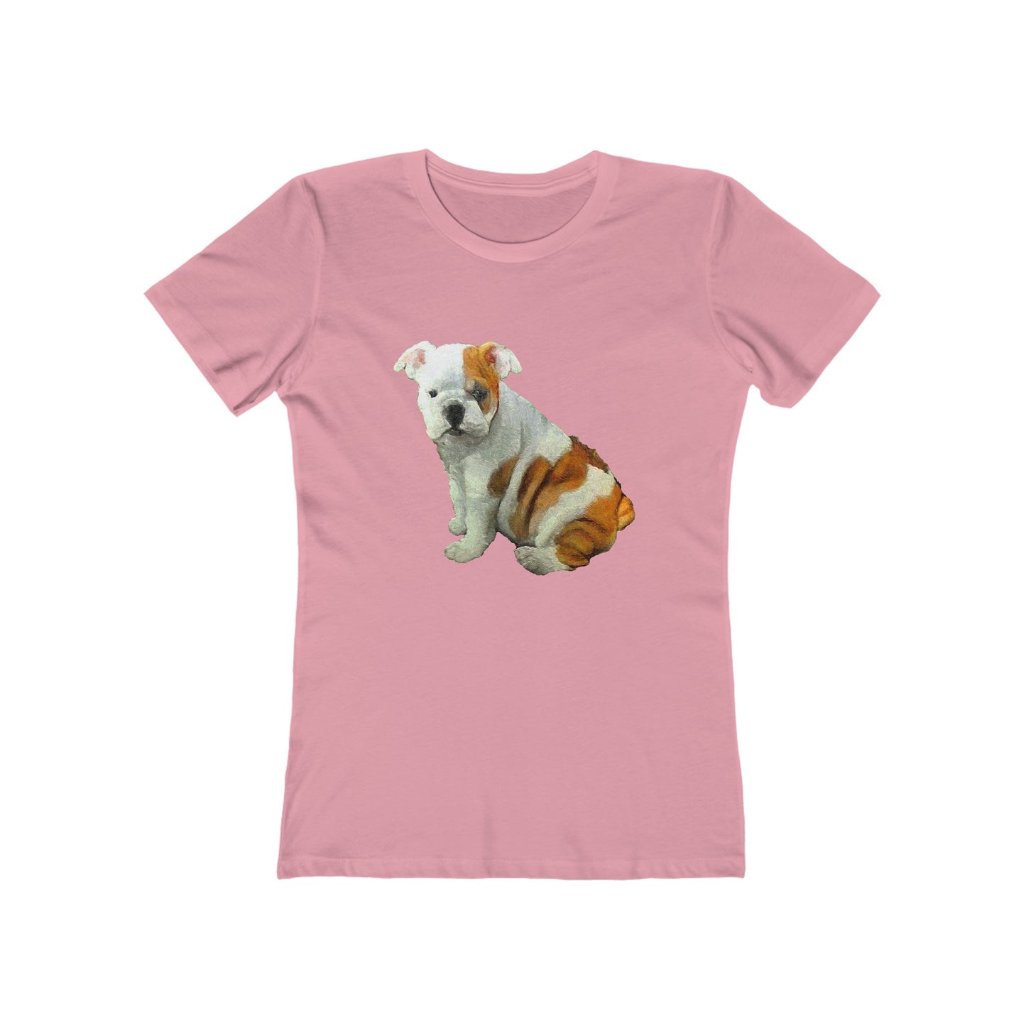 Bulldog 'Bugsy' Women's Ringspun Cotton T-Shirt