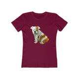 Bulldog 'Bugsy' Women's Ringspun Cotton T-Shirt