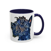 Schnauzer Ceramic Accent Coffee Mug, 2 sizes