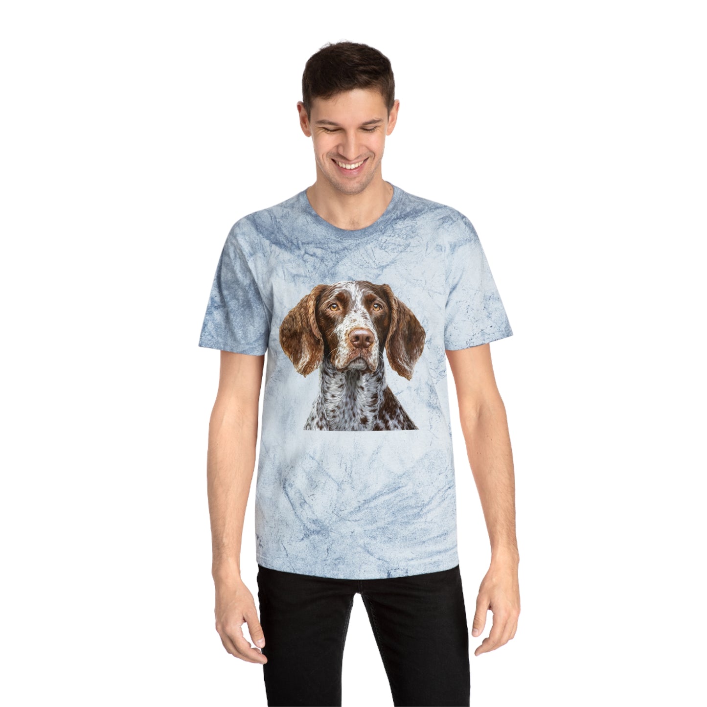 German Wirehaired Pointer Classic Color Blast T-Shirt
