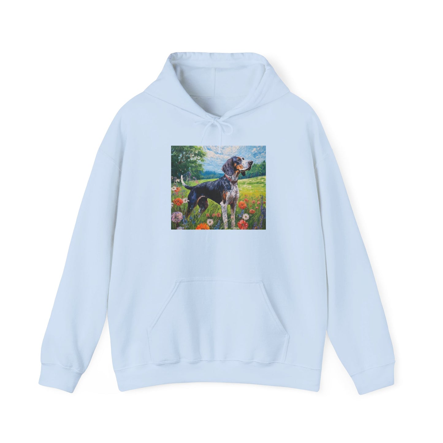 Bluetick Coonhound Unisex 50/50 Hooded Sweatshirt