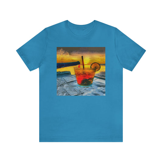 Happy Hour on Sifnos (Greece) - -  Classic Jersey Short Sleeve Tee