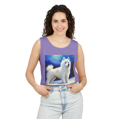 American Eskimo Dog Unisex Relaxed Fit Ringspun Cotton Tank Top