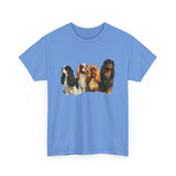 King Charles Spaniel 'Cavalier Club; Unisex Heavy Cotton Tee