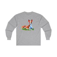 Ibizan Hound Unisex Cotton Long Sleeve Tee